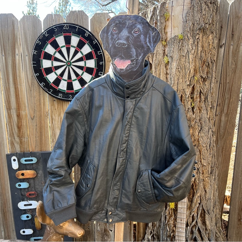 Vintage Members Only leather Jacket